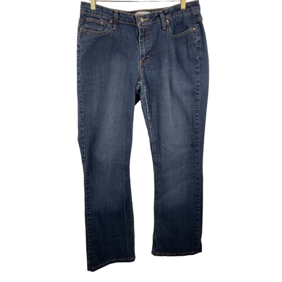 Riders Denim - Riders Bootcut Womens Size 12 M Dark Blue Denim Jeans